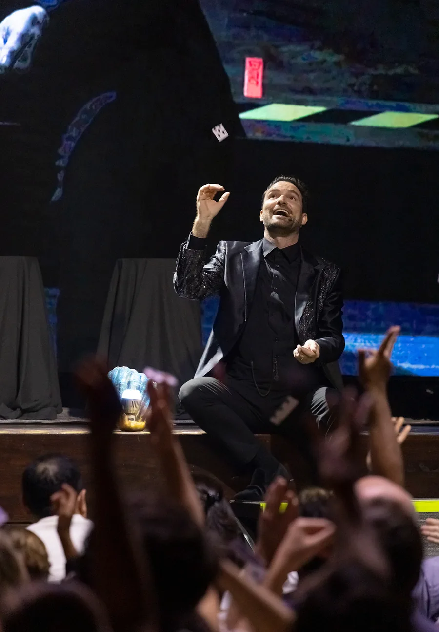 Fernando Mier durante una celebración privada